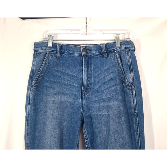Free People We The Free Womens Raw Hem Flared Jeans 30 X 32 - Picture 2 of 5